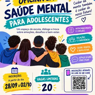 💜 OFICINA EM SAÚDE MENTAL PARA ADOLESCENTES 💜