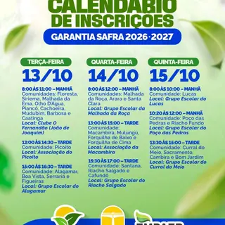 🌱 GARANTIA-SAFRA 2026/2027 ❗️