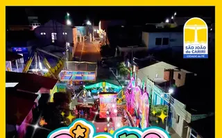 Dia no Parque reúne crianças de São João do Cariri em noite de lazer