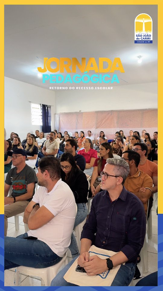 Jornada Pedagógica marca o início da preparação para o retorno das aulas em São João do...
