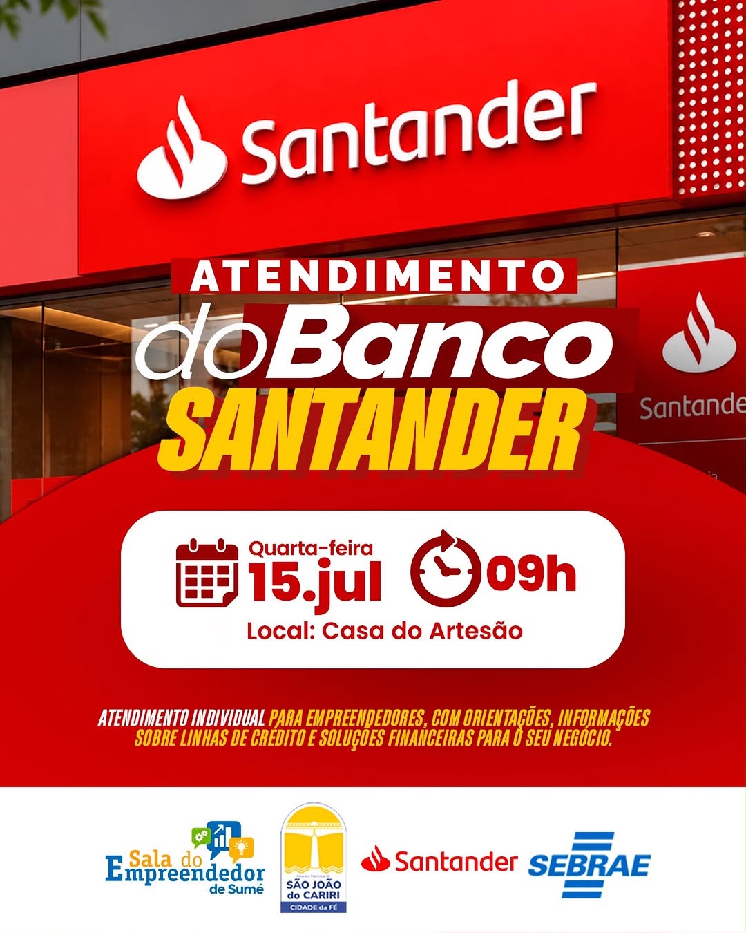 ATENDIMENTO DO BANCO SANTANDER