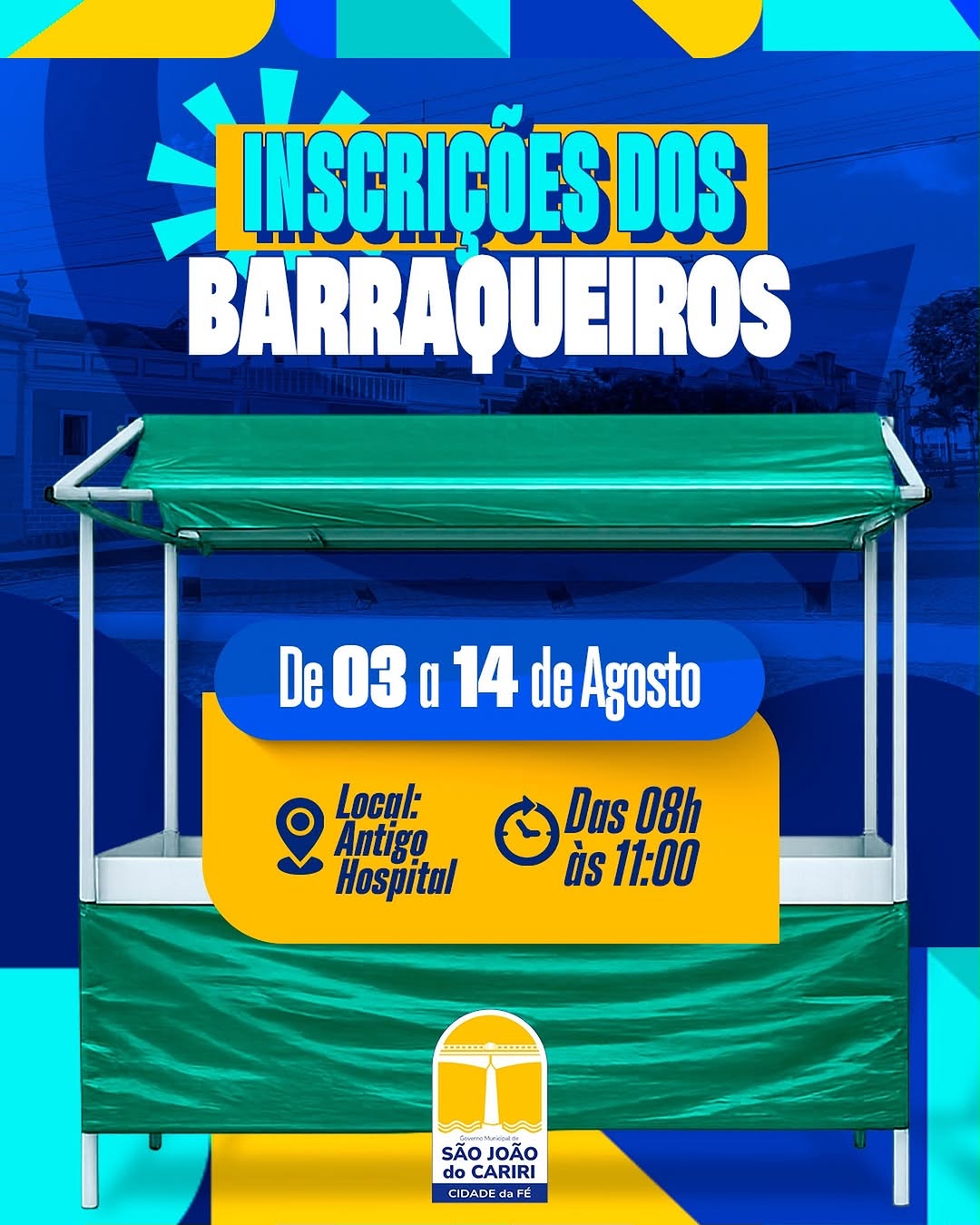 📢 Atenção, barraqueiros!