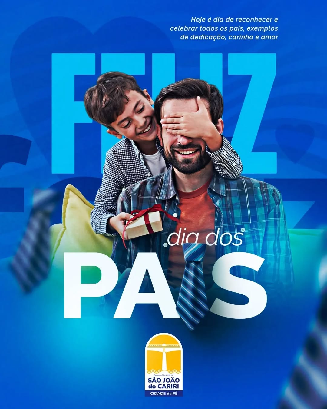Aos pais, que são presença, força e inspiração todos os dias: feliz Dia dos Pais!