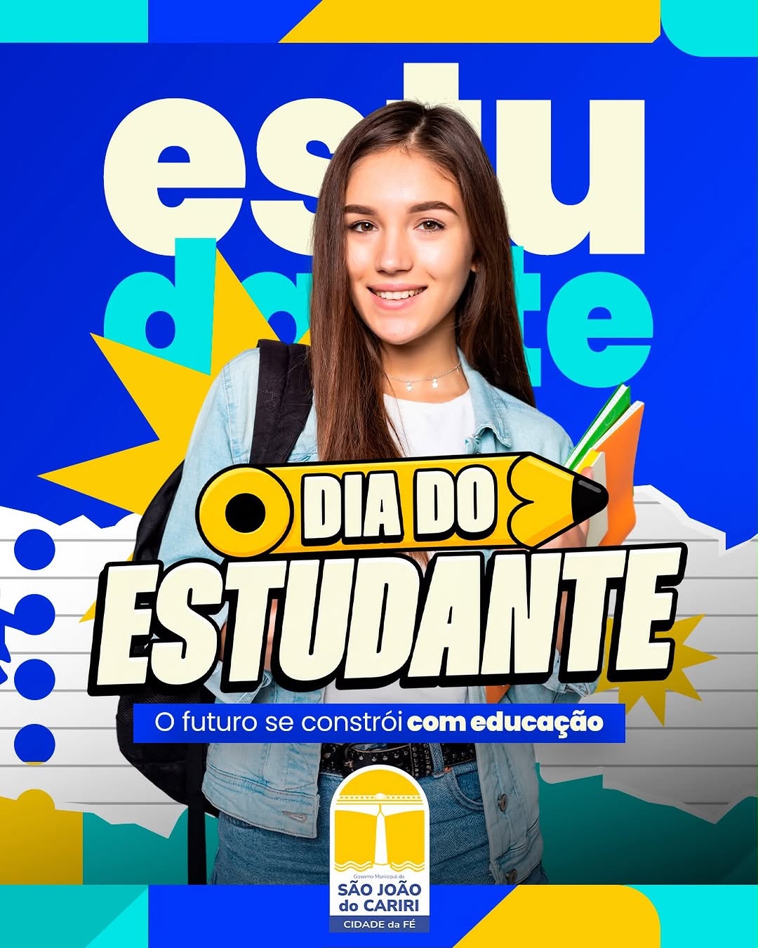 FELIZ DIA DO ESTUDANTE! 📚✨