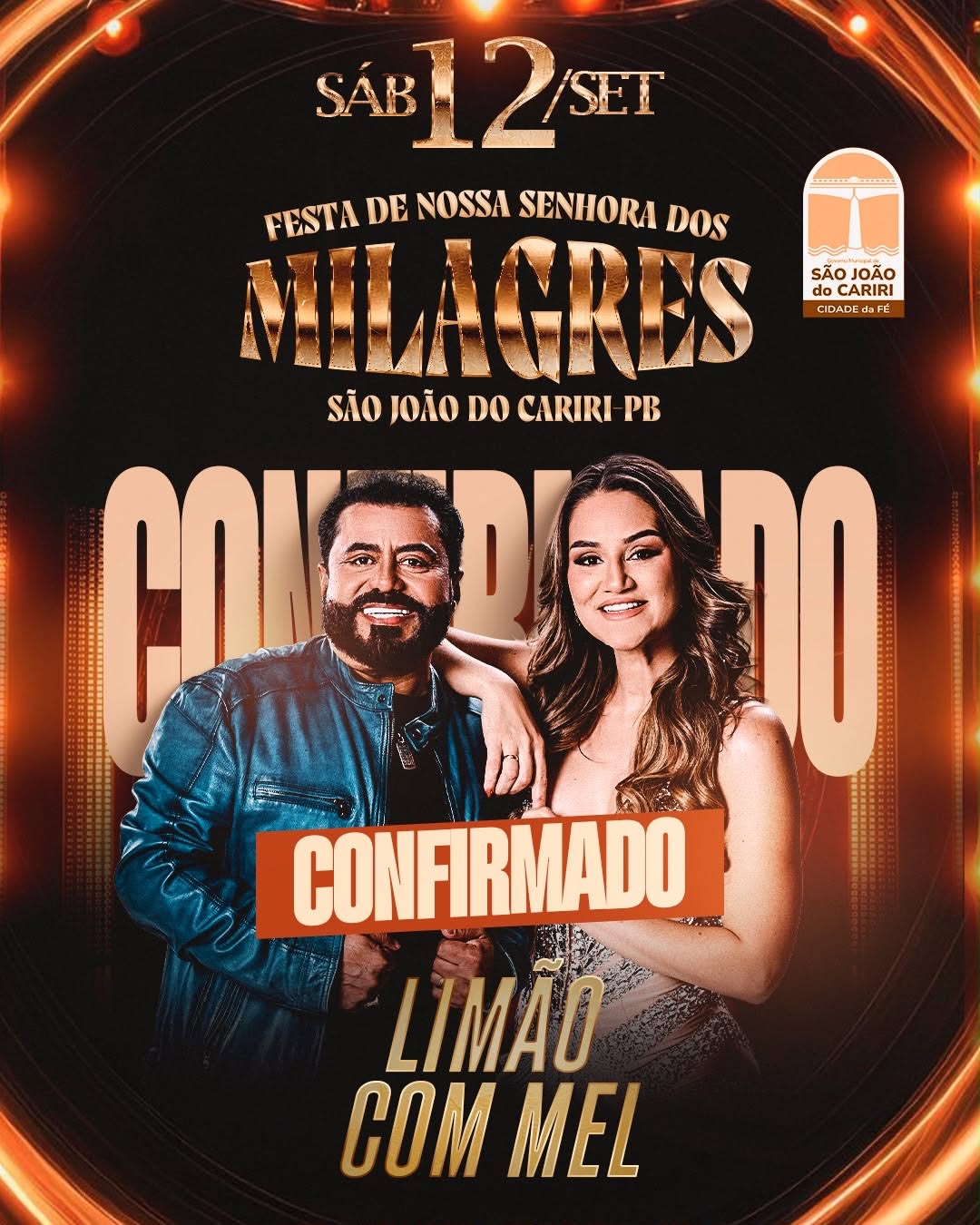 Tem novidade boa na nossa Festa da Padroeira Nossa Senhora dos Milagres!