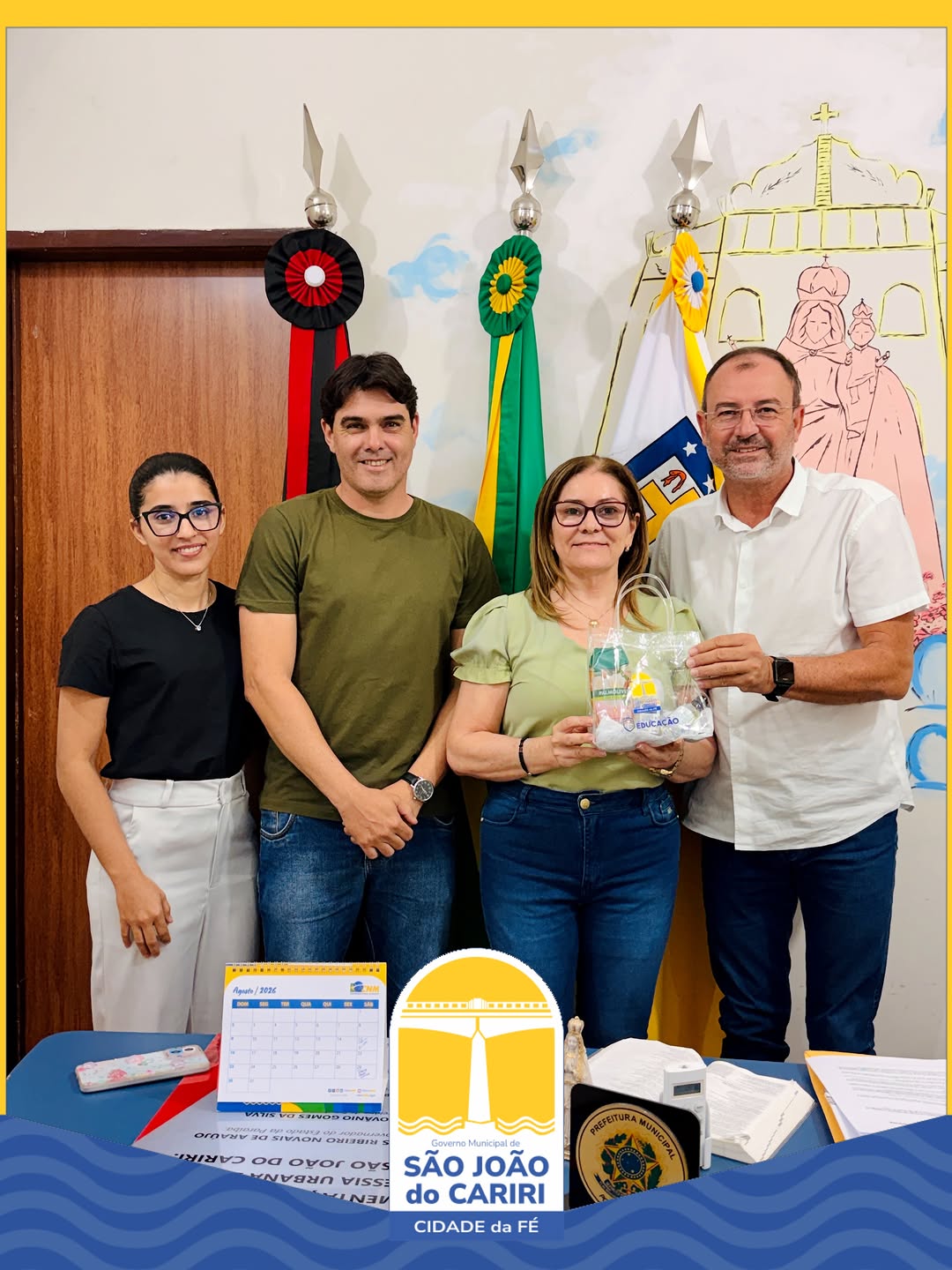 A Prefeitura Municipal de São João do Cariri, através da Secretaria Municipal de Educaç...