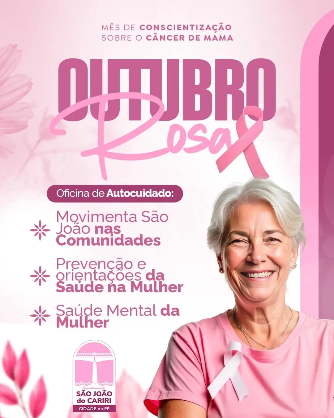São João do Cariri promove Oficina de Autocuidado durante o Outubro Rosa