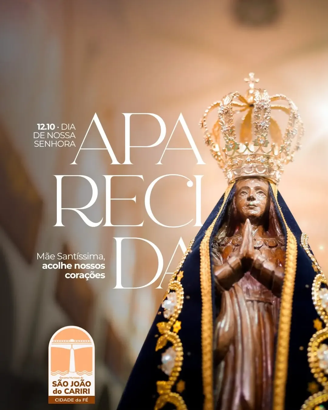 São João do Cariri celebra o Dia de Nossa Senhora Aparecida