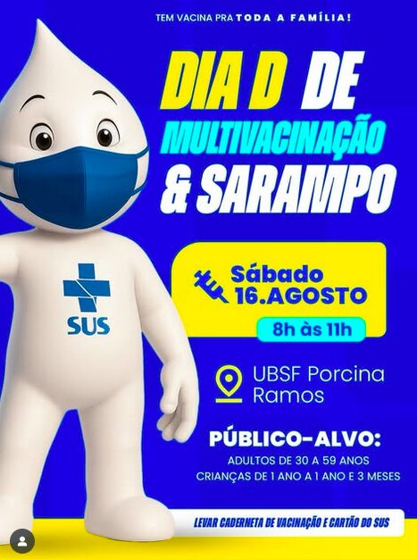 Dia D de Multivacinação e Sarampo