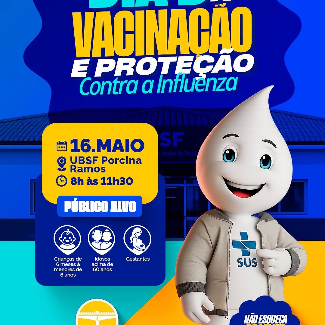 São João do Cariri: Dia D de Vacinação contra Influenza neste sábado