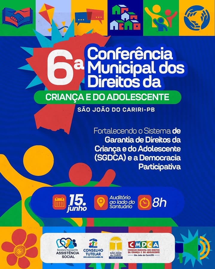 6ª Conferência Municipal dos Direitos da Criança e do Adolescente
